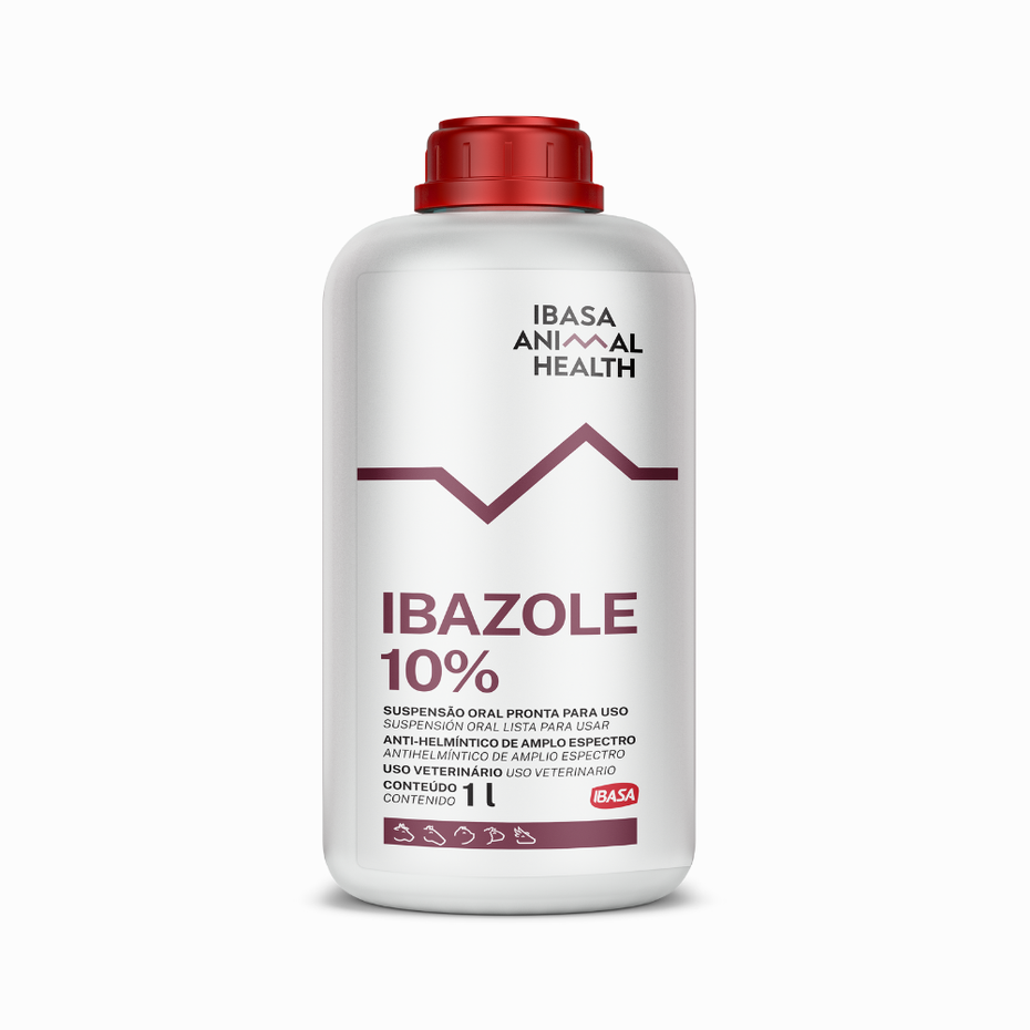 Ibazole 10% Ibasa 1L – Vermífugo Oral com Albendazol | IBASA